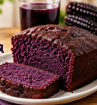 Keke de chicha morada recién presentado